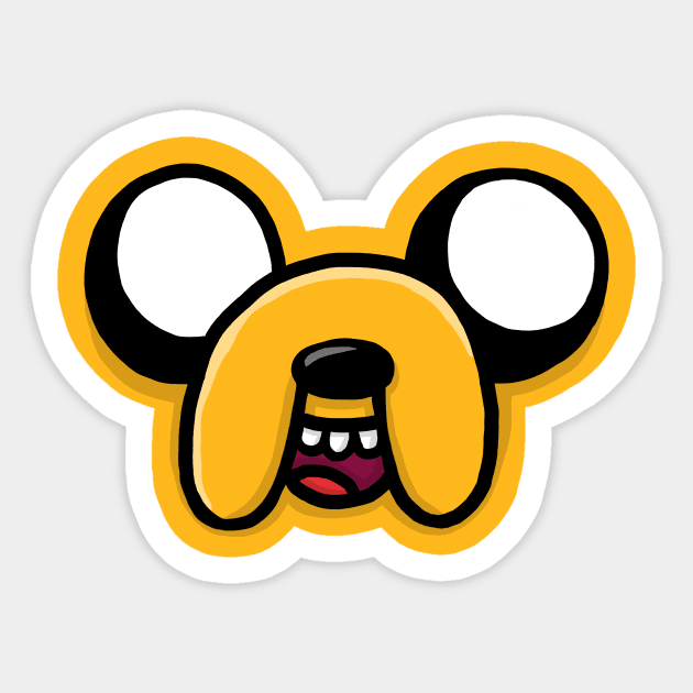 Jake Mask Sticker by kg07_shirts